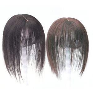 Bangs Hair Topper Human For Women Natural False Fringe Clip In Overhead Loss 230214