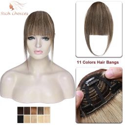 Frange riche choix 25g Extensions de frange de cheveux humains frange soignée avec branches pince sur frange vrais morceaux de cheveux pour les femmes naturelles