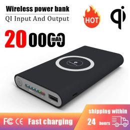 Bank 200000MAH Power Bank Ultralarge Capacidad Twoway inalámbrico Typec Super Fast Carging PowerBank Cargador portátil Hot New 2024