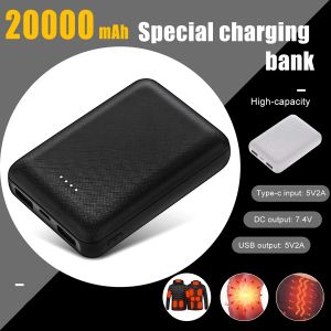 Banque 20000mAh Mini PORTABLE BANK BANK FAST Chargeur Batterie externe pour chauffage Veste de veste Chauches Gants Téléphone