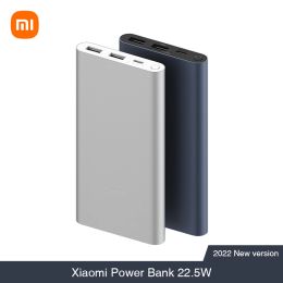 Bank Xiaomi Power Bank 3 10000MAH 22.5W PB100DZM TYPE C QC3.0 PD TWEEDE WAGE SNEL LADEREN MI POWERBANK 10000 Draagbare oplader Poverbank