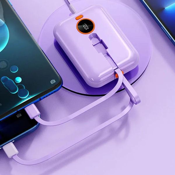 Banks 66W Súper rápido Carga de energía Bancos para iPhone 14 Pro Max PowerBank Cargador de batería externa Portable para iPhone Xiaomi