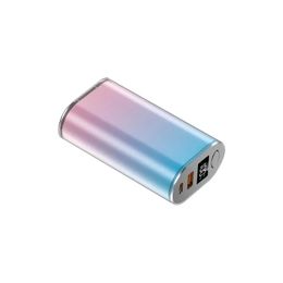 Banks Mobile Telefoon Power Banks 22,5 W Flash Charging transparante lippenstiftlaadbank 500010000 MAH TYPEC TWOWAY