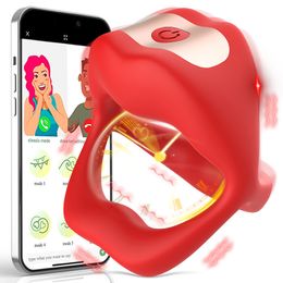 A nova boca do BANNDO com três anéis de bloqueio de essência anel vibrador APP controla o anel de ejaculação retardada masturbação brinquedo sexual os meninos g r