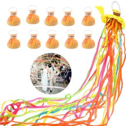 Banner Vlaggen 10pack Party Popper Hand Gooi Streamer Confetti Magie Papier Voorstellen Huwelijksvieringen Jaar Verjaardagsfeestje Decoratie 230804