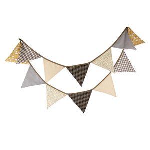 Bannervlaggen 12 3.2m katoenwimper voor feestdecor Koffie String Handgemaakte persoonlijkheid Kerst Drop Delivery Home Garden F DHTEP