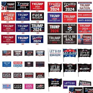 Banner Vlaggen 180 Ontwerpen Directe Fabriek 3X5Ft 90X150 Cm Save America Again Trump Vlag Voor 2024 President Verkiezing U.S. Ensign Stock Dhlty