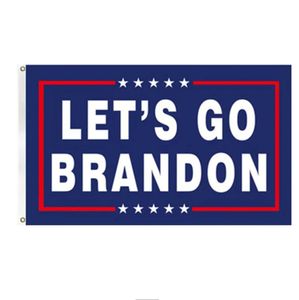 Banner vlaggen 3x5 ft laten we Brandon 90x150cm Trump 2024 Campaign Flag Drop Delivery Home Garden Feestelijke feestartikelen Dh63X gaan