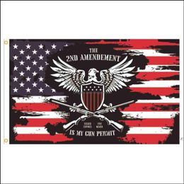 Banner Flags 3X5 Ft Lets Go Brandon Flag para 2024 Trump President Election Rrf14206 Drop Delivery Home Garden Suministros festivos para fiestas Ota2P