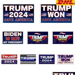 Banner Flags 3X5 Ft Trump Won Flag 2024 Election Donald The Mog Save America 150X90Cm Dhs Drop Delivery Home Garden Festive Party Sup Dhgyb