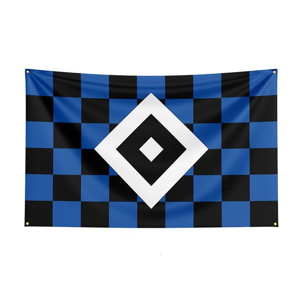 Bannière Drapeaux 3x5 Hamburger SV Drapeau Polyester Imprimé Racing Sport Pour La Décoration 230629