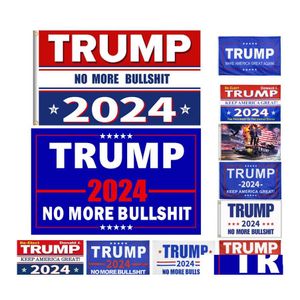 Banner vlaggen 3x5ft digitale print Trump 2024 vlag Amerikaanse presidentsverkiezingen niet meer campagne drop levering home tuin feestje su dhpbd