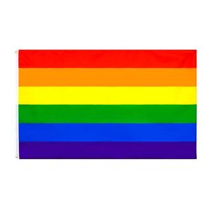 Bannervlaggen 8 ontwerpen Directe fabrieksgroothandel 3X5Fts 90X150Cm Philadelphia Phily Straight Ally Progress Lgbt Rainbow Gay Pride-vlag Dhkuy