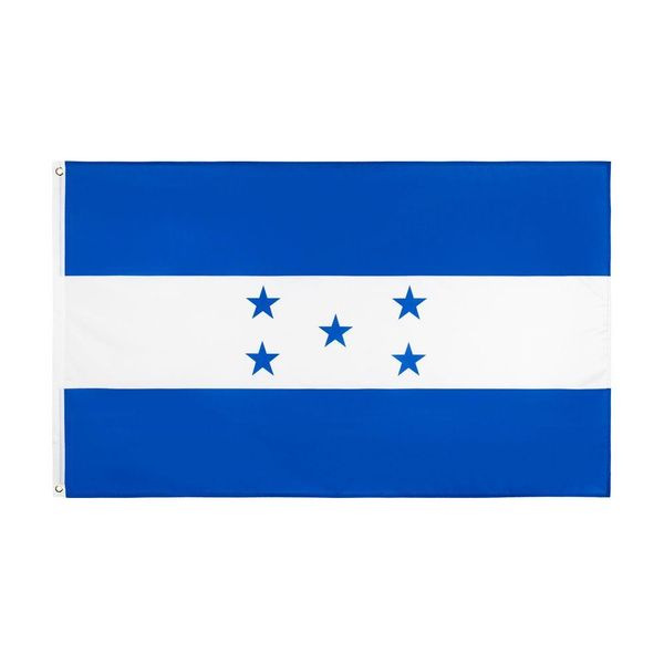 Banner Flags 90x150cm 3x5 fts Honduran National Flag Honduras Wholesale Factory Prix Drop Livraison Home Garden Festive Party Supplies Dhek2