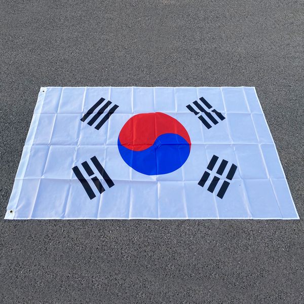 Banner Flags AerXemrbrae Flag 90 x150cm Corea del Sur Flagal Banner Banner Fabrics de poliéster de alta calidad 230814