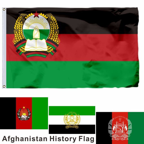 Bannière Drapeaux Afghanistan Histoire 2013 Drapeau 3X5ft 90X150cm 100D Polyester 60x90cm 21x14cm Bannière 230712