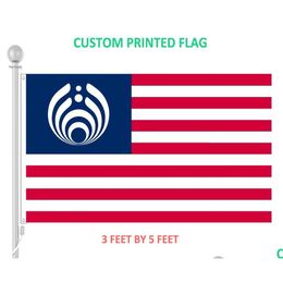 Banner Flags Bassnectar Mélangez US Stripe Flag 3ft by 5ft 100d Polyester and Banners Drop Livrot Home Garden Festive Festive First Supplies Dhapc
