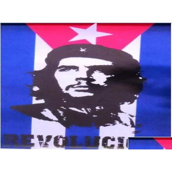 Banderas de pancarta Bandera de Che Guevara Revolución Cuba Vertical 3 pies x 5 pies Poliéster Volando 150 90 cm Personalizado al aire libre Cg23637696 Entrega directa H Dh9Ld