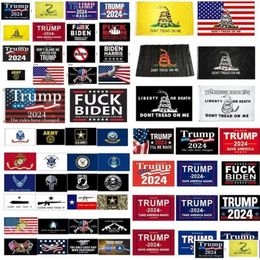 Banner Flags Custom a créé Trump Flag pour 2024 Président Élection Conceptions