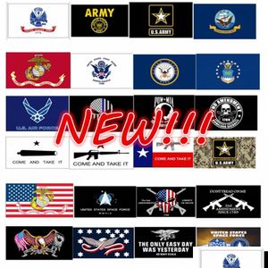 Drapeaux de bannière Direct Factory 3x5 pi 90x150 cm Sauvez l'Amérique à nouveau Drapeau Trump pour 2024 Président US Ensign DHS Livraison rapide Hom Dhfj6