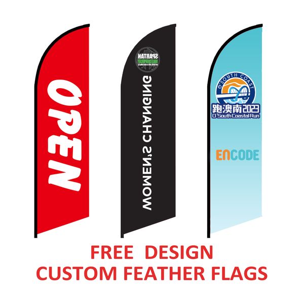 Banner Banderas Banderas de plumas Gráfico Banner personalizado Publicidad al aire libre Celebración personalizada Decoración Diseño gratuito sin asta de bandera 230804