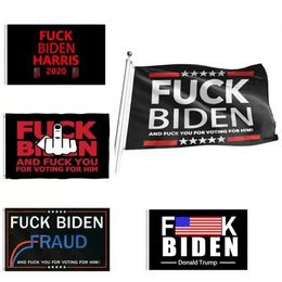 Bannervlaggen op voorraad 9 stijlen Biden vlag 90x150cm Biden is niet mijn president Banner gedrukt Biden Harris Polyester Flag Banner P0718