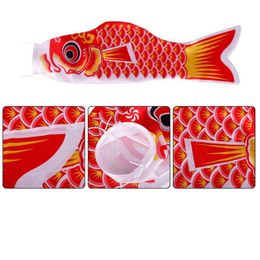 Drapeaux de bannière Koinobori Koi Nobori Carp Windsocks Streamers Colorf Fish Flag Décoration Med Kite Suspendu Décoration Murale 40Cm 55Cm 70Cm 10 Dhbfv