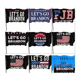 Bannervlaggen laten naar Brandon FJB 3x5 ft vlaggen Outdoor Flag 100 Singlelayer doorzichtige polyester 90x150cm Groothandel 5207 Q2 Drop DHCC1