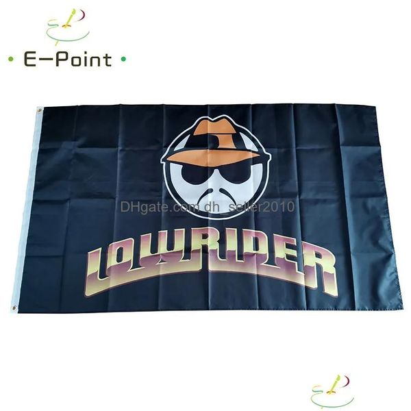 Drapeaux de bannière Drapeau de voiture Lowrider 35 pieds 90 cm 150 cm Décoration en polyester Flying Home Garden Cadeaux de fête 5489875 Drop Delivery Party Suppli Dhmyv