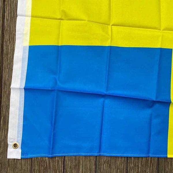 Banner Flags Livraison gratuite Nouveau drapeau suédois 3ft x 5ft Hanging Suède Flag en polyester Bannière de drapeau standard