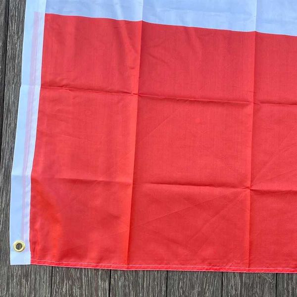 Banner Flags Livraison gratuite Pologne Flag 150x90cm Polyester National Flags Super-Poly Eagle Flag Banner