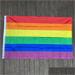 Banner Flags Rainbow and Banners 3x5ft 90x150cm lesbien gay fier