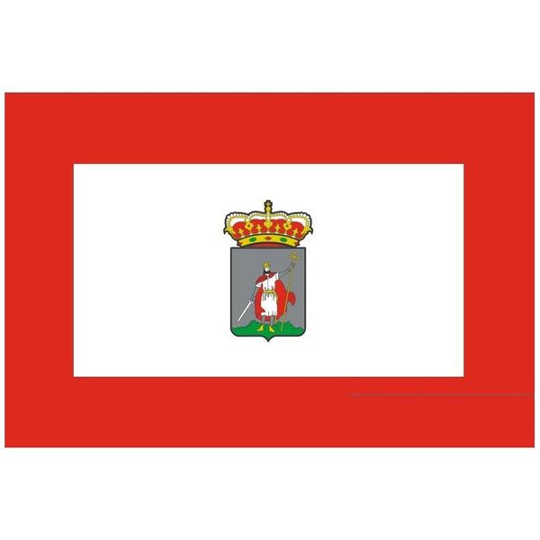 Banderas de bandera Bandera de España Bandera Gijón 3 pies x 5 pies Bandera de poliéster Volando 150 x 90 cm Entrega de caída al aire libre personalizada Jardín en casa Par festivo Dhkzu