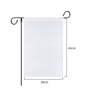 Banner Vlaggen Sublimatie Blanco Tuin Vlag 12*18 inches 30*45 cm Enkele Laag Polyester Afdrukken Yard Vlaggen zonder Paal Q73