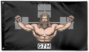 Banner vlaggen The Christ of Gym Flag Outdoor Patio 3 'x 5'For Wedding Home Outdoor Garden Decor G23052444