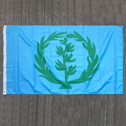 Banderas de banner xvggdg bandera personalizada 90 * 150 cm Bandera histórica de Eritrea 1952-1962 Tamaño Decoraciones navideñas para el hogar Bandera Banner 230804