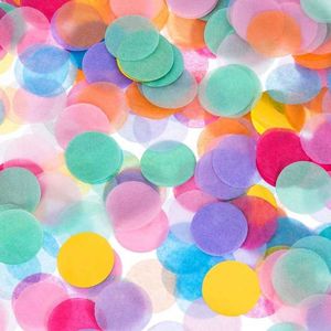 Banners Streamers Confetti 1inch 1000pcs Paper Round Paper Table Decoration Sprinkle Heart for Birthday Party Decorations D240528