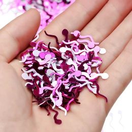 Banners Streamers Confetti Rose Red Color Table Confetti Party for Wedding Bridal Down for Bachelorette Party Decoration Supplies Party Confetti D240528