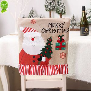 Banquete para sillas de comedor estándar Funda para silla Tela de Navidad Interesante Encantador Nuevo estiramiento Simplemente estirar