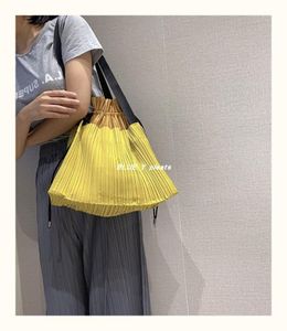 sacs de taille bao miyake plissé sac coréen de la mode de mode sac à main