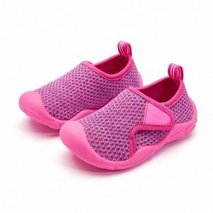 Baobao Sneakers Chaussures pour enfants Bébé garçons filles préwalker les enfants décontractés couneur trésor trésor profond bleu rose noir orange fluorescent chaussures de chaussures vert g5uz #