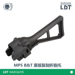 Baodan Tang LDT Spannende MP5 B enT Opvouwbaar Decoratiebakmodel Versierd met Vliegende Tijgers HK-stijl