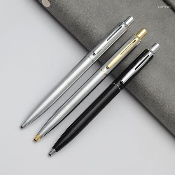 Baoer 037 stylo à bille métal noir argent or boule de luxe cadeaux d'affaires étudiant fournitures scolaires rouleau 10 Customiza