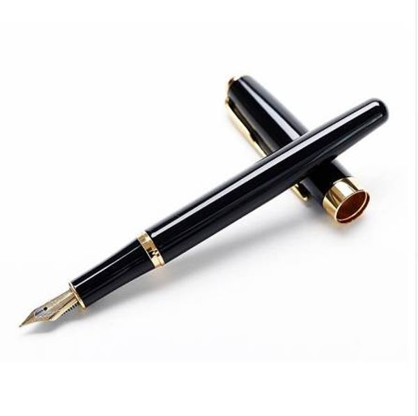 Baoer 388 Black Classic Business Office financier moyen plume stylo plume Nouveau