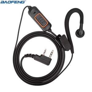 Baofeng 2 Pin K Typ Mic microphone Earphone Earbud Headsed Earpiece Headphone pour Baofeng UV-5R S9 UV13 Pro Plus Walkie Talkie
