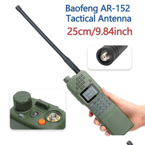 Baofeng An /Prc 152 Style Vhf/Uhf Radio tactique bidirectionnelle avec connexion U94 Ptt dédiée peut s'adapter à n'importe quel casque livraison directe