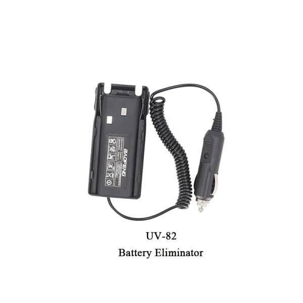 Baofeng Battery Eliminator Car Charger pour UV-5R BF-888S UV-82 Câble de charge Tyt Th-8000d UV-380 UV-390 Th-F8 Cigarette Lighter