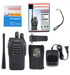 Baofeng BF-888S Talkie-walkie portable VHF UHF 5W 400-470MHz BF888s Radio bidirectionnelle Radio pratique