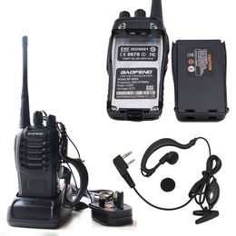 Baofeng BF-888S Walkie Talkie portátil inalámbrico táctico 5W 400-470MHz Radio bidireccional Interphone móvil portátil