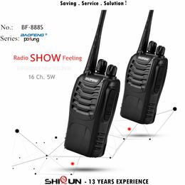 Baofeng BF-888S Walkie Talkie 888S UHF 5W 400-470MHz BF888S BF 888S H777 Radios à double cheminée bon marché avec chargeur USB 1PC ou 2PCS